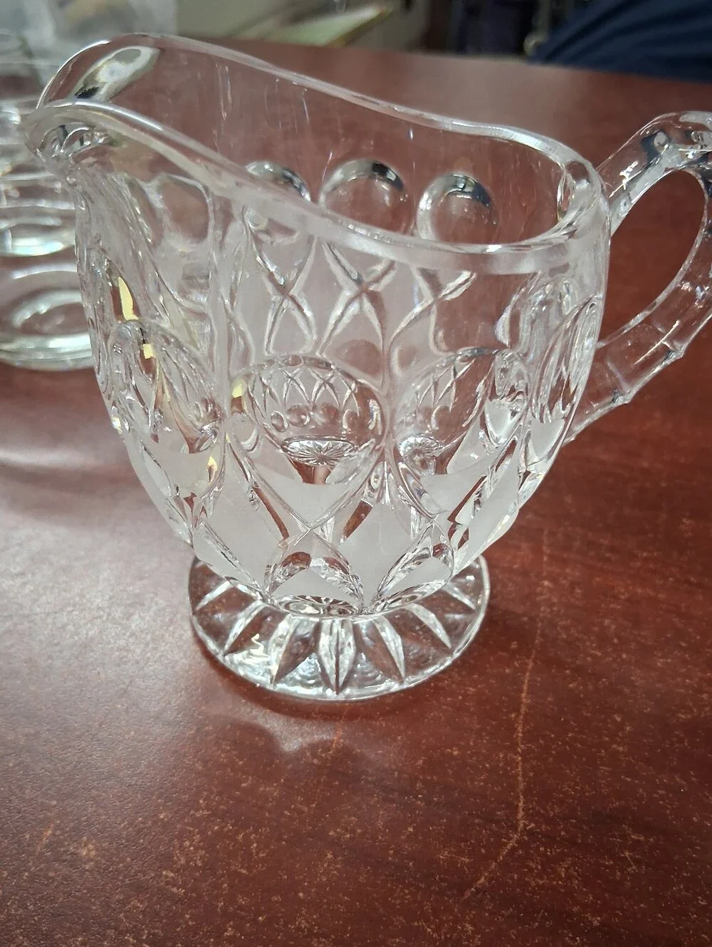 Nach Tmann Bleikristall Vintage Creamer And Sugar Bowl